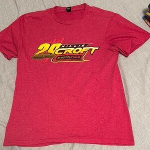 Red Graphic Willie Croft T-Shirt